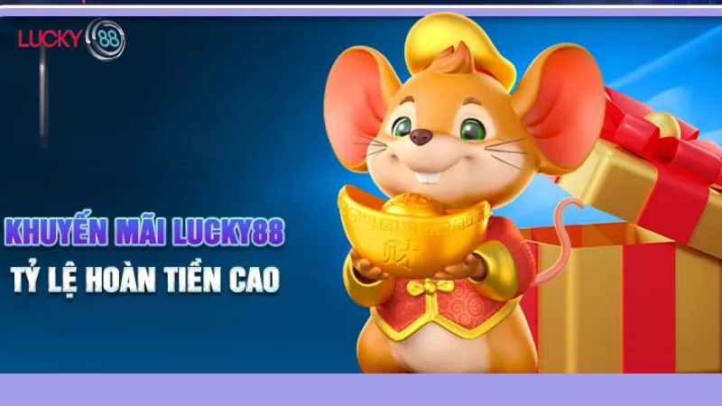 Khuyến Mãi Lucky88 Tỉ Lệ Hoàn Tiền Cao